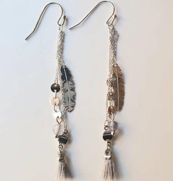 zilverkleurige hangertjes (nikkelvrij)