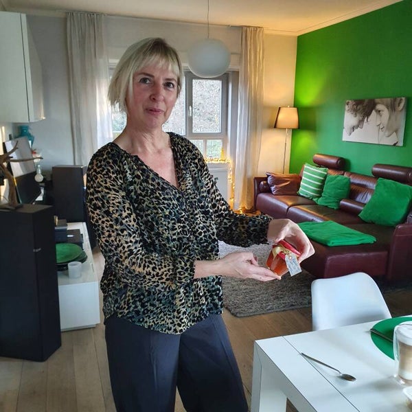 blouse in reliëfjacquard met ronde hals