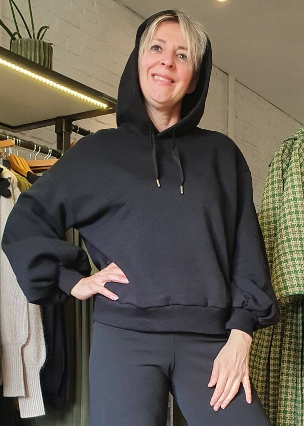 heerlijk zachte zwarte hoodie