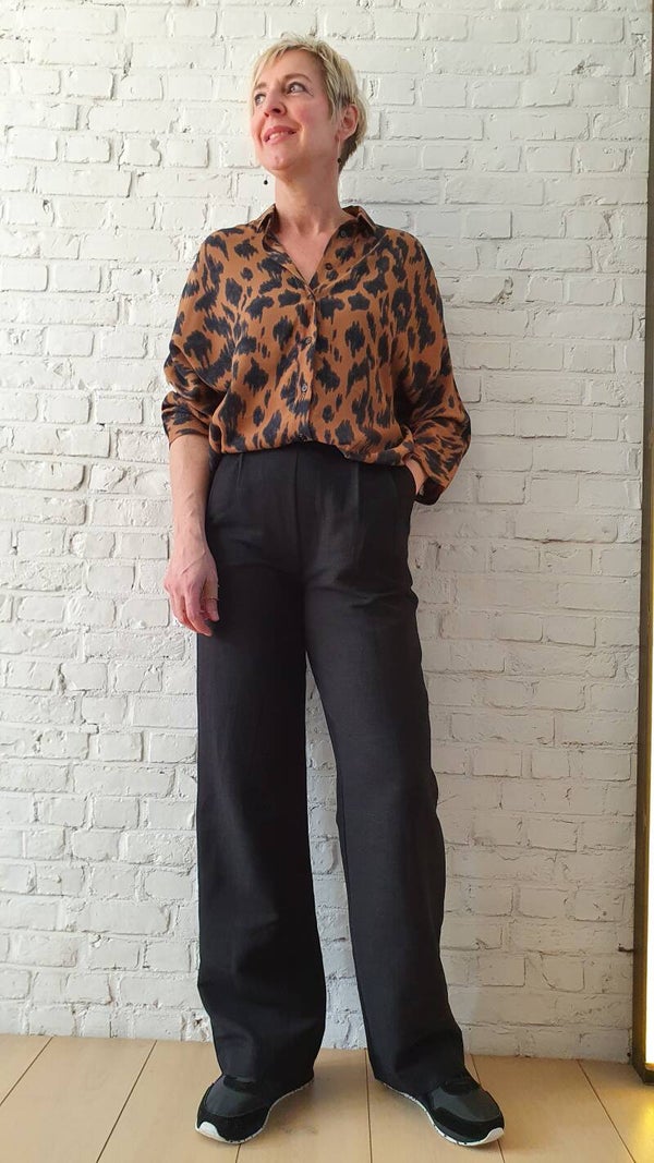 zwarte broek met mooie tailleband