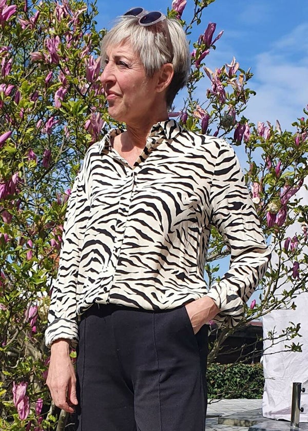 overhemdje in zebraprint