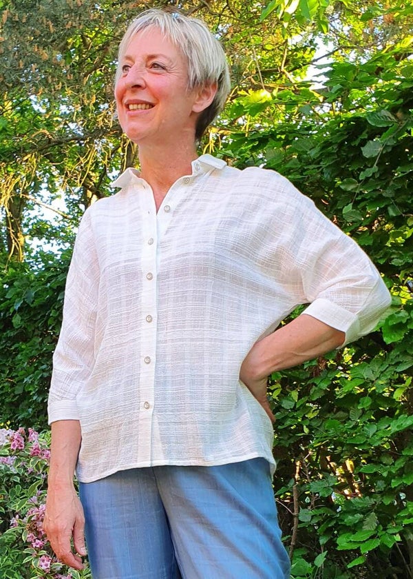 prachtig hemdje met mooie textuur