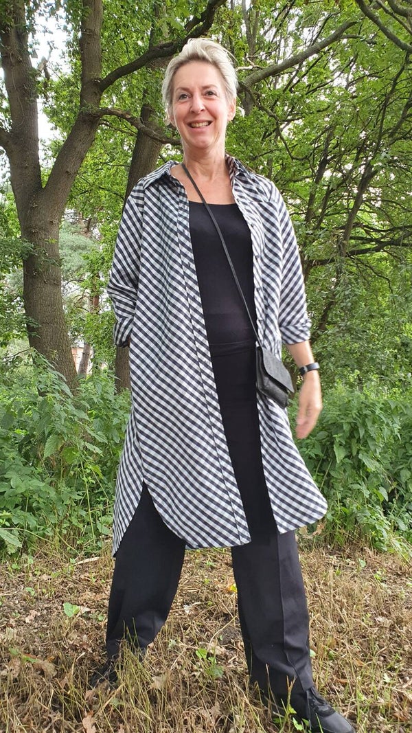 coole geruite tuniek