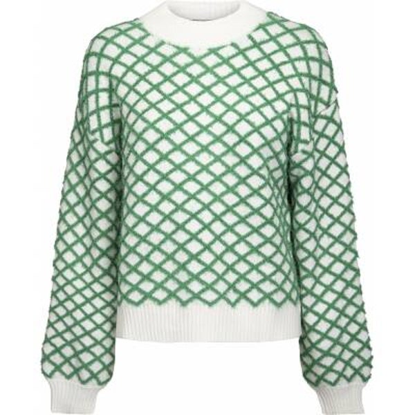 groene geruite trui