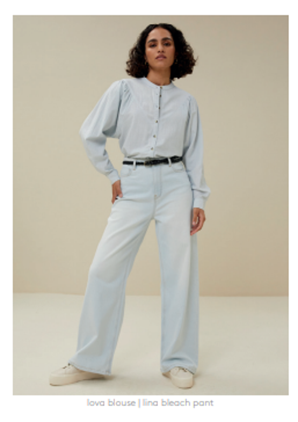 prachtige katoenen blouse (100% katoen)