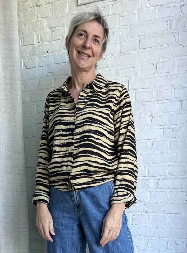 Stijlvol hemdje met zebraprint