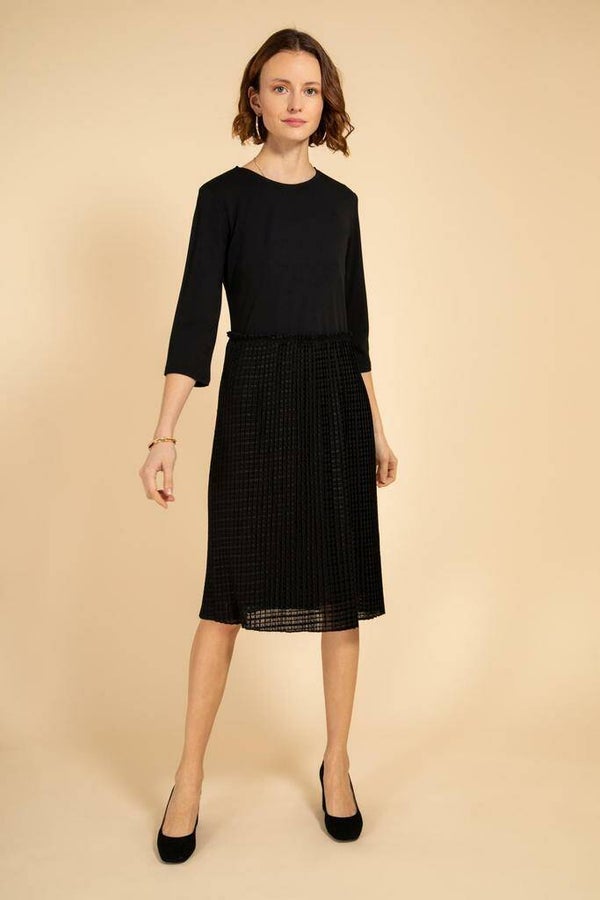 zwarte feestelijke jurk