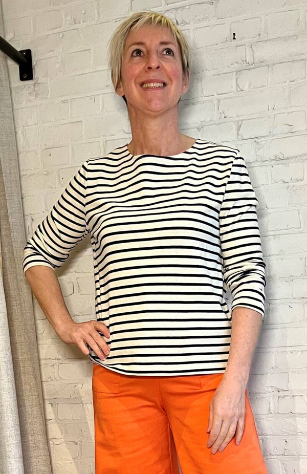 gestreept truitje met lange mouwen