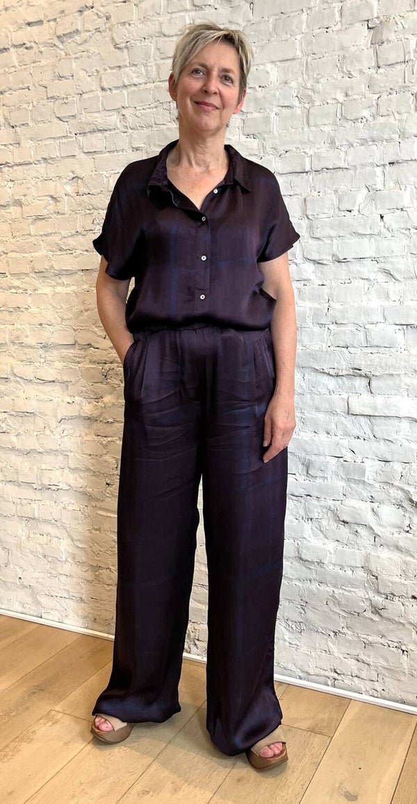 prachtige broek met subtiele ruit