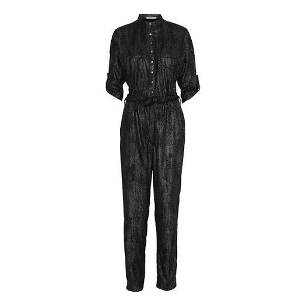 stoere eigentijdse metallic jumpsuit
