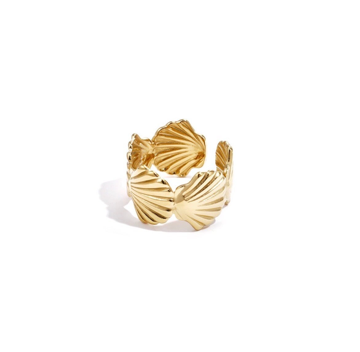 Ring ✰ Shell goud