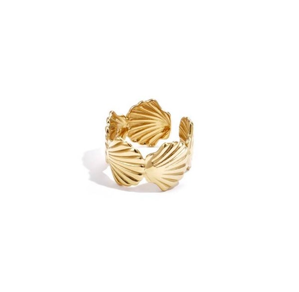 Ring ✰ Shell goud