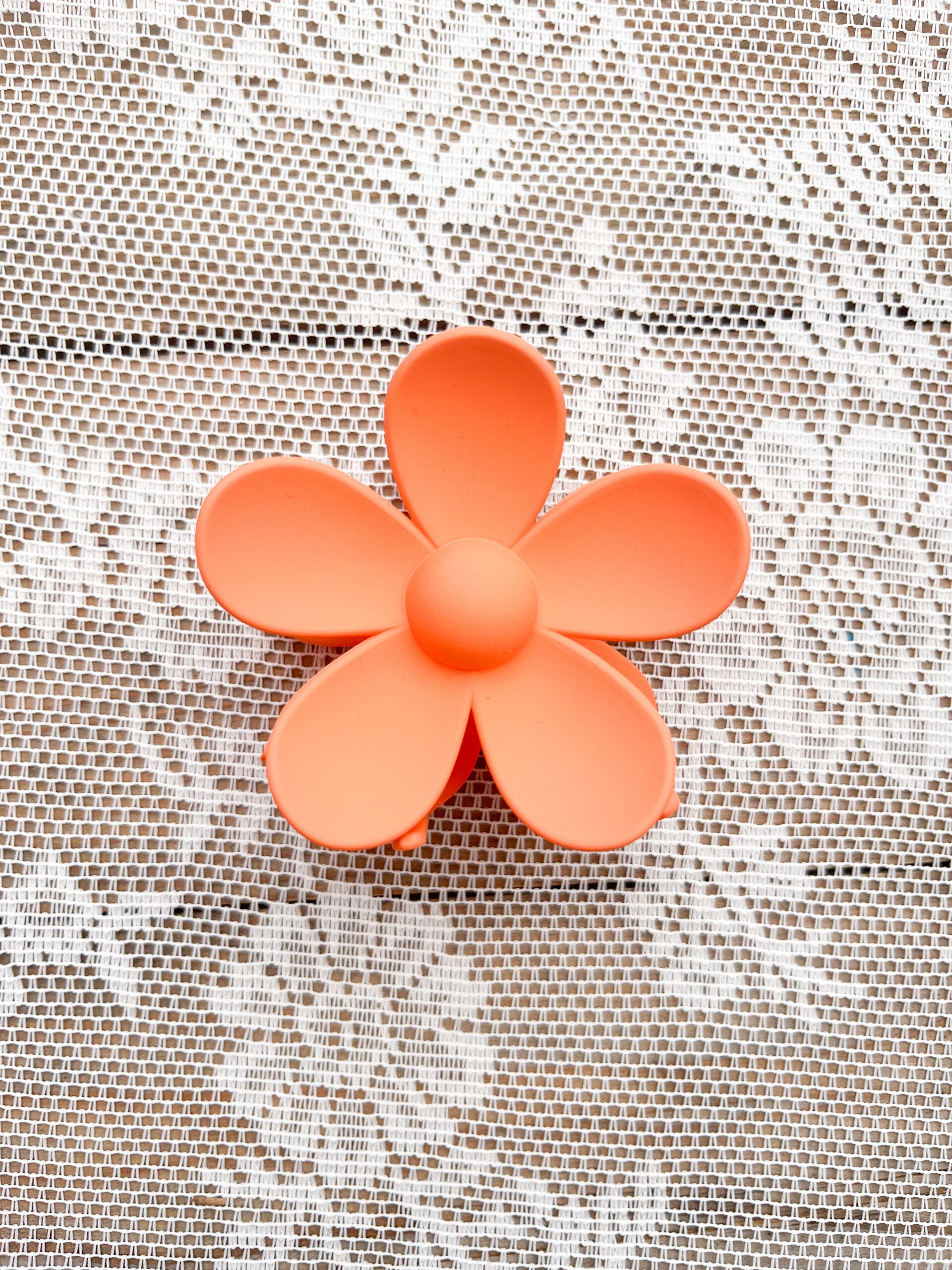 Klem ✰  Bloem oranje