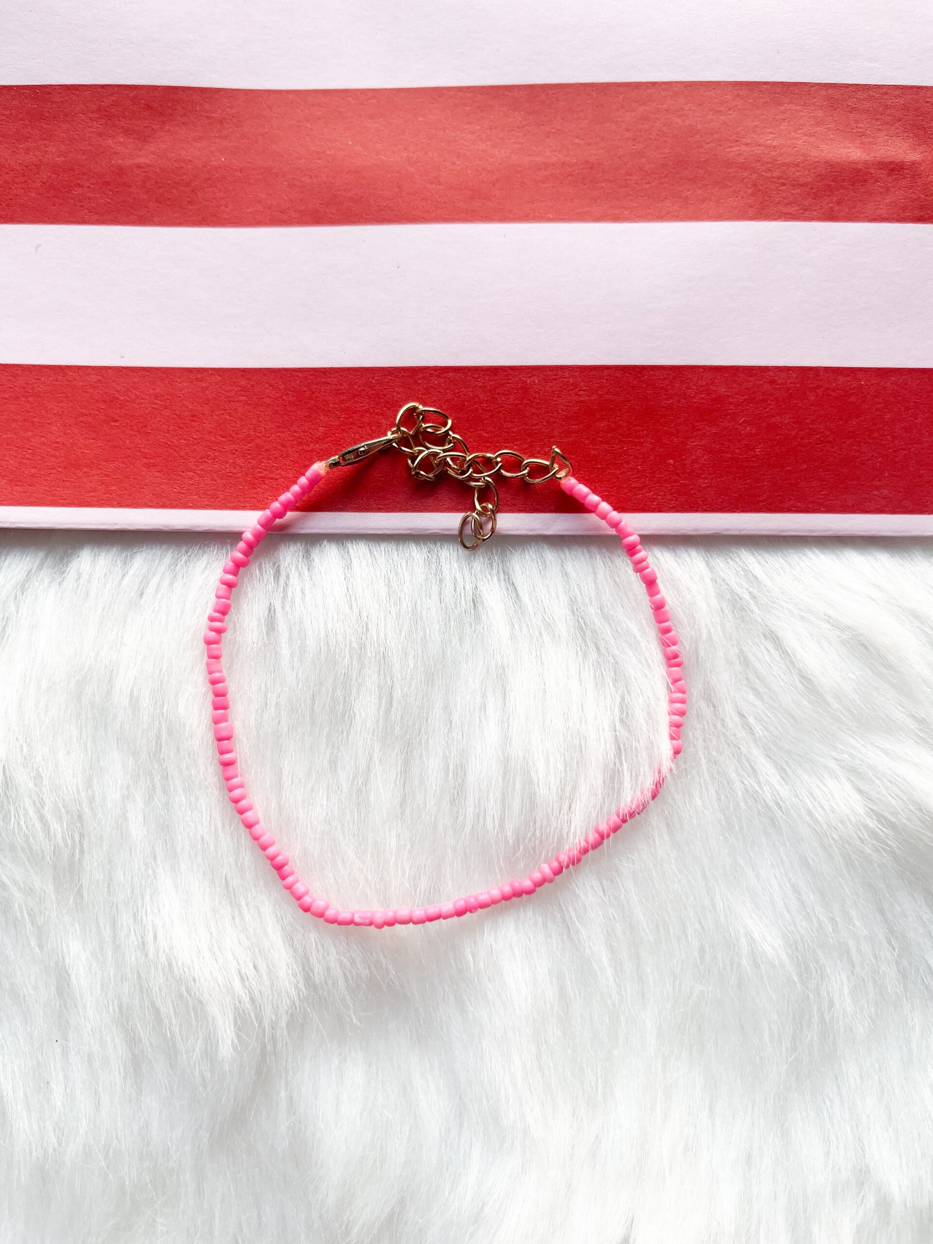 Enkelbandje ✰ roze