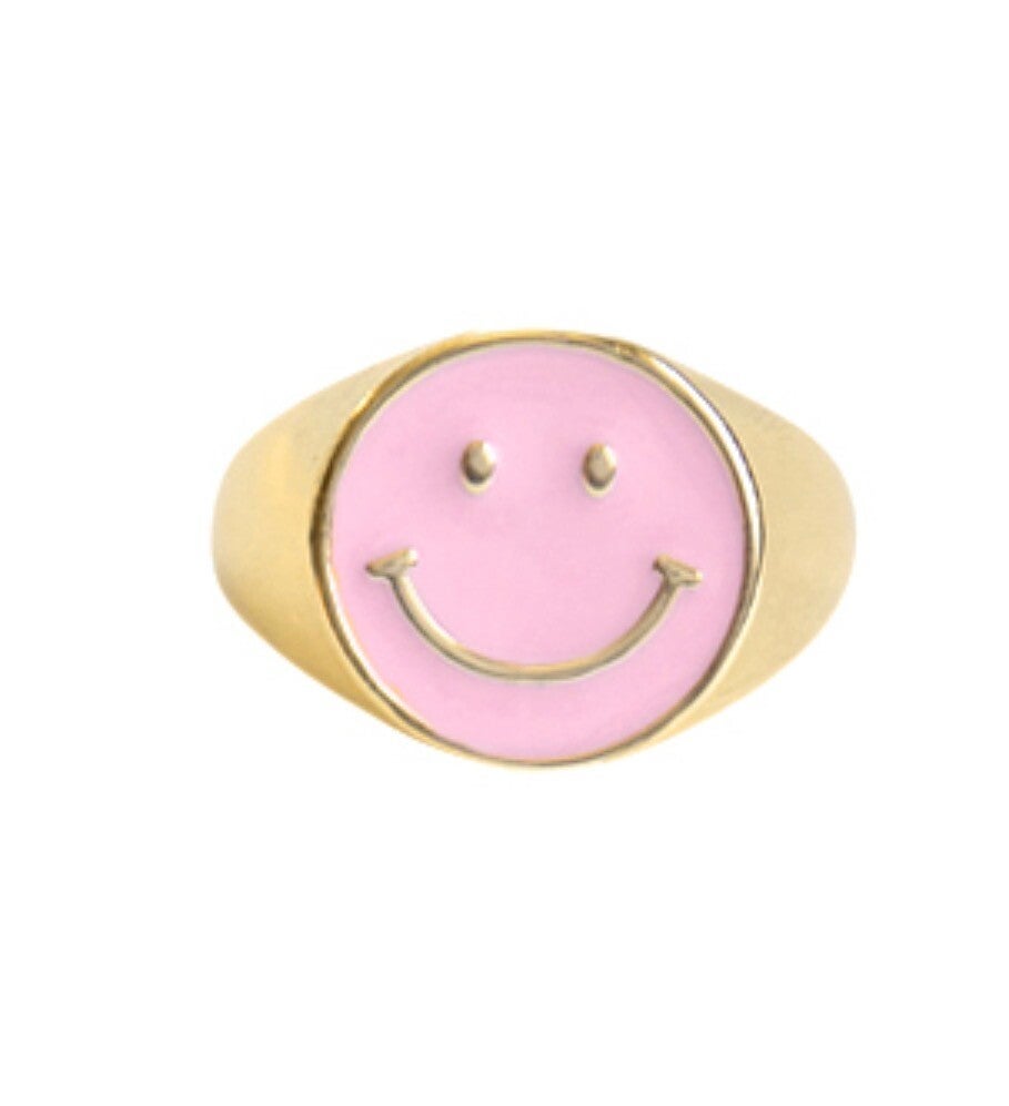 Ring ✰ smile goud