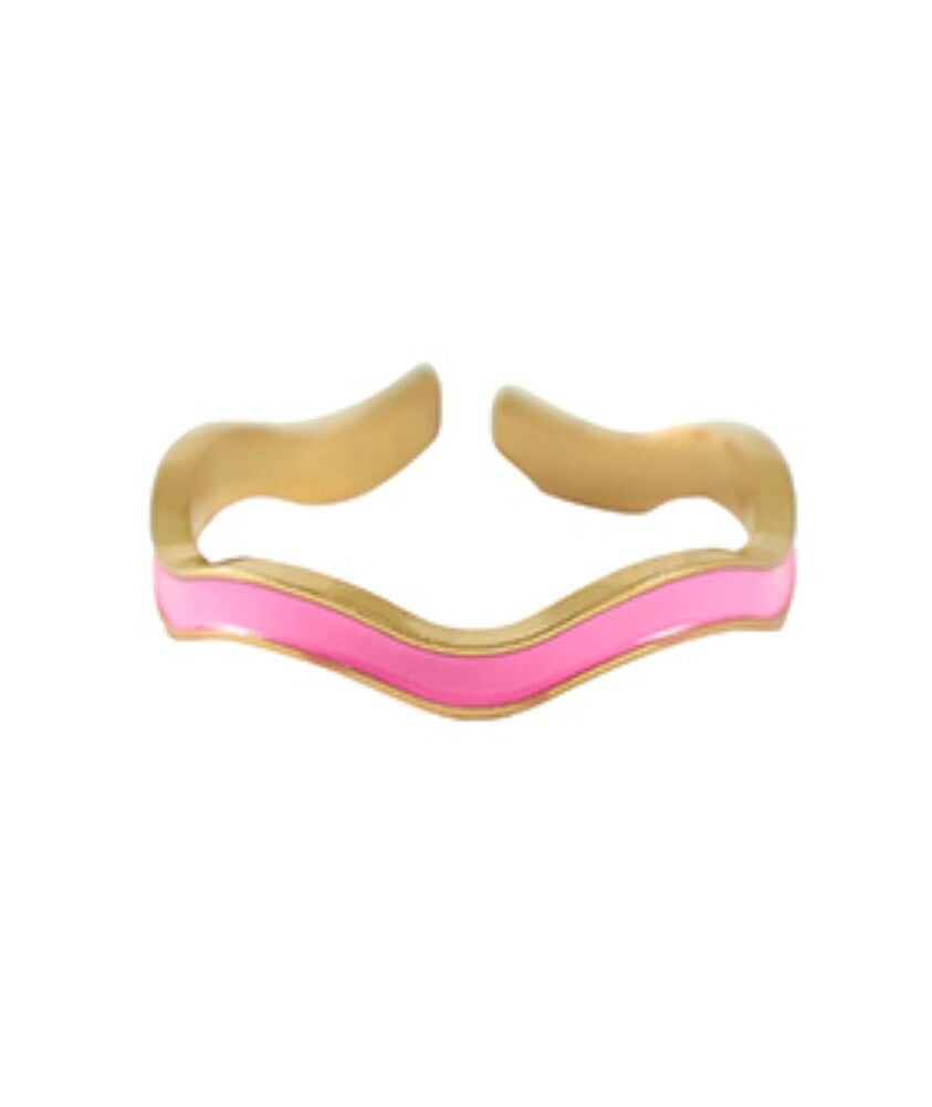 Ring ✰ pink goud