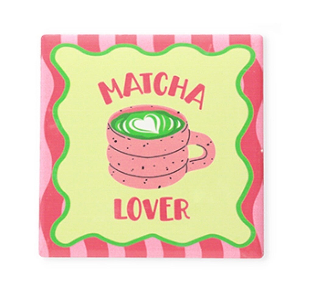 Tegeltje matcha lover