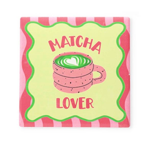 Tegeltje matcha lover