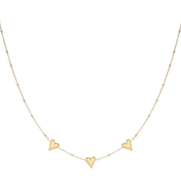 Ketting ✰ give me all your love goud