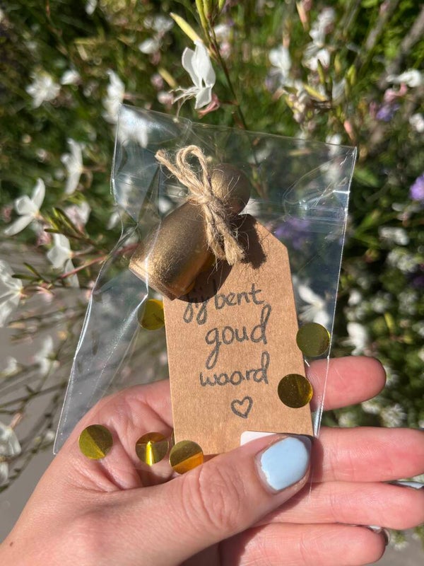 Handmade jij bent goud waard