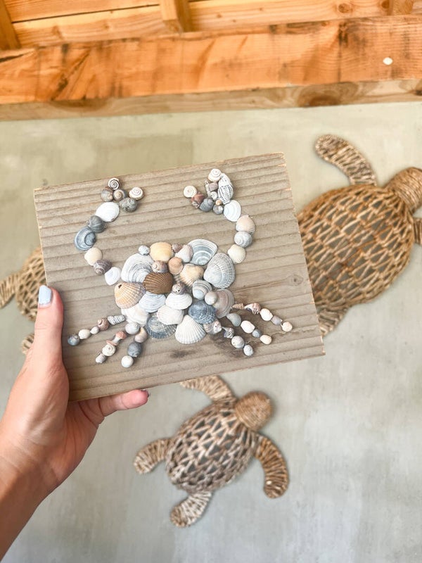 Handmade Schelpen krab