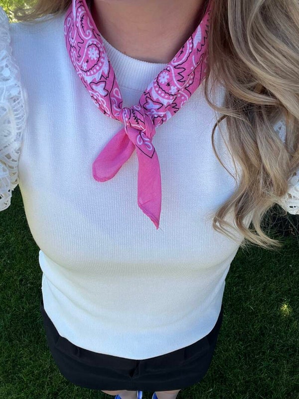 Sjaal ✰ bandana roze