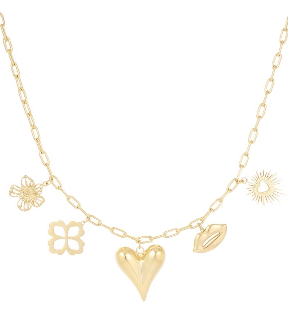 Ketting ✰ Love language goud