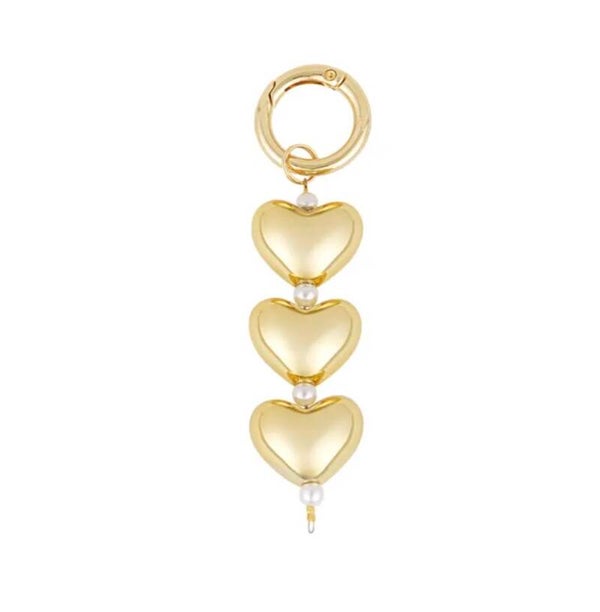 Sleutelhanger ✰ gold heart
