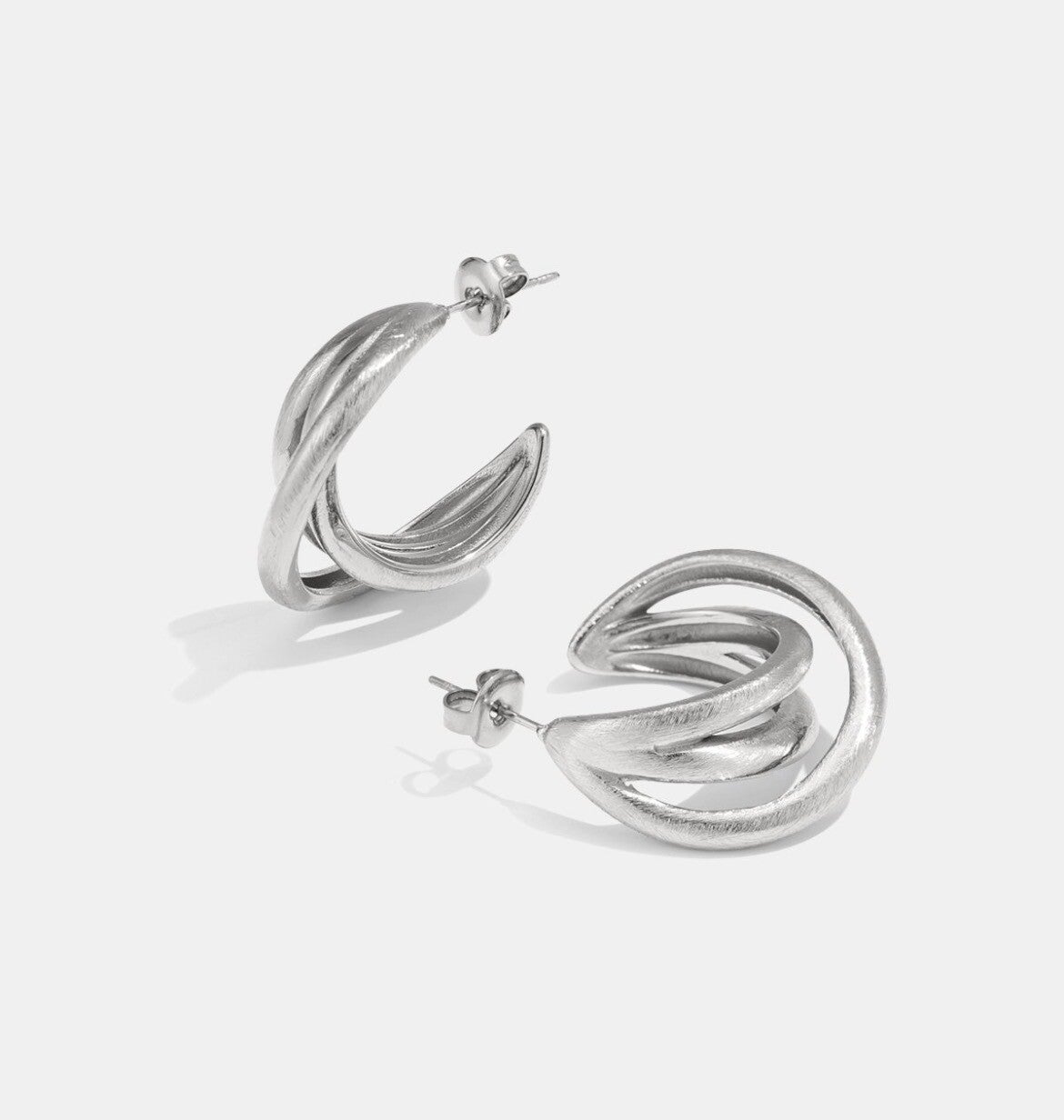 Oorbellen ✰ casual zilver