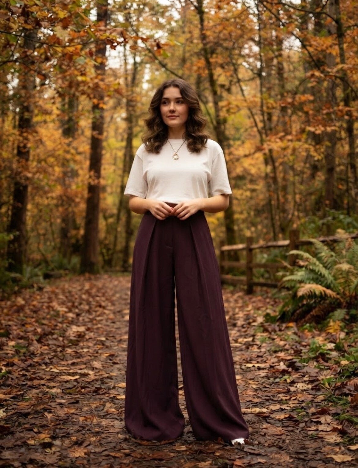 Broek ✰ kiya Bordeaux paars