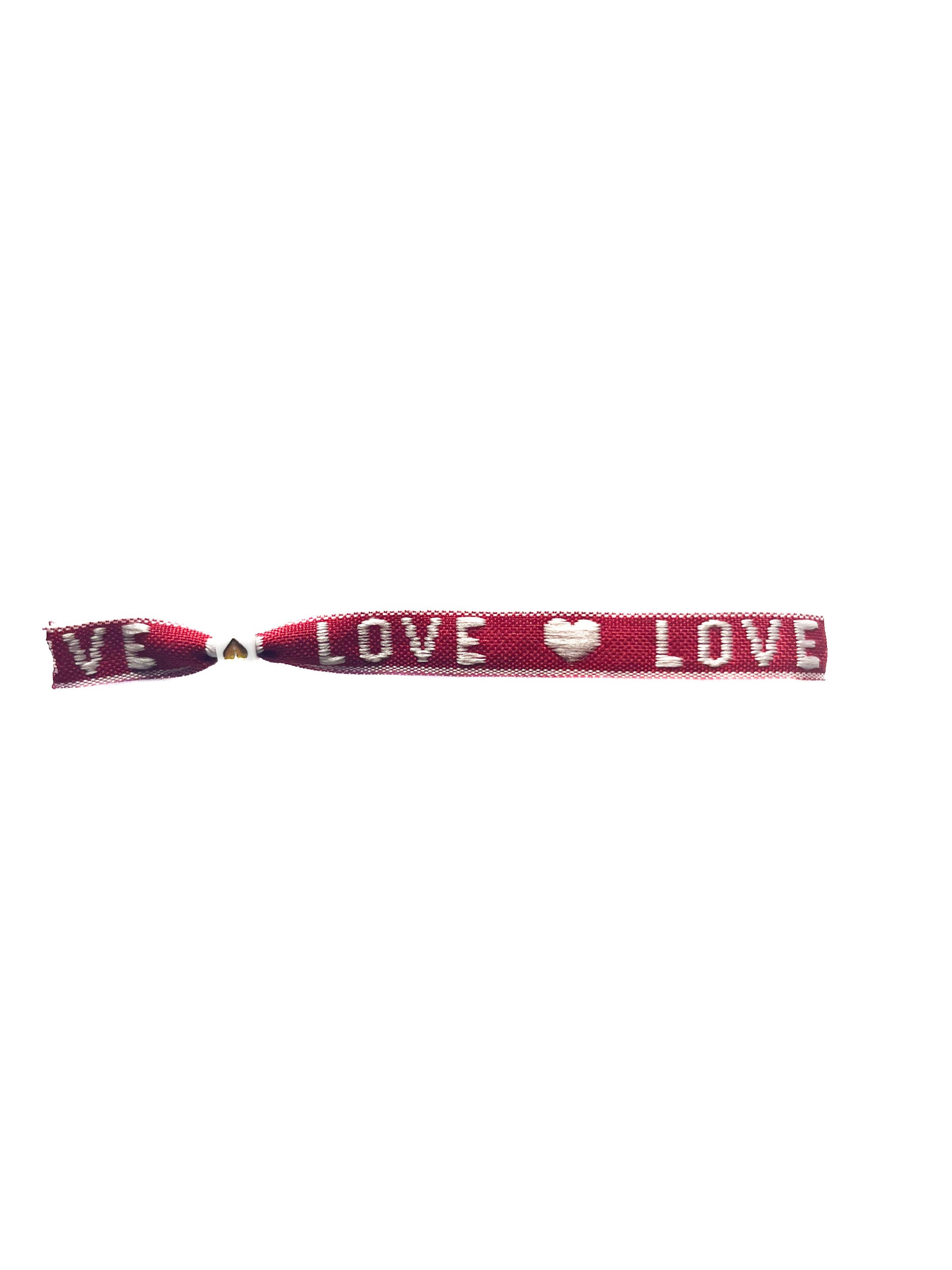 Lint armbandje ✰ love rood
