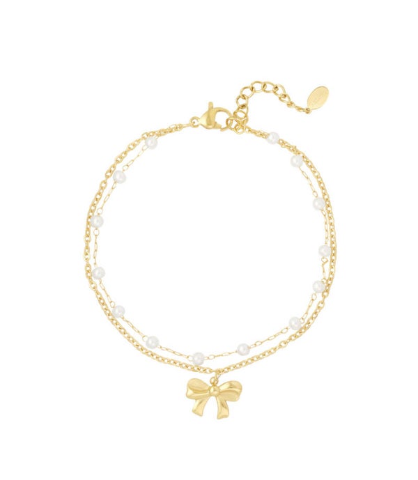 Armband ✰ Strik met parels