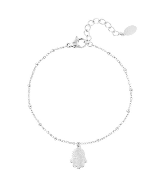 Armband ✰ Hand zilver