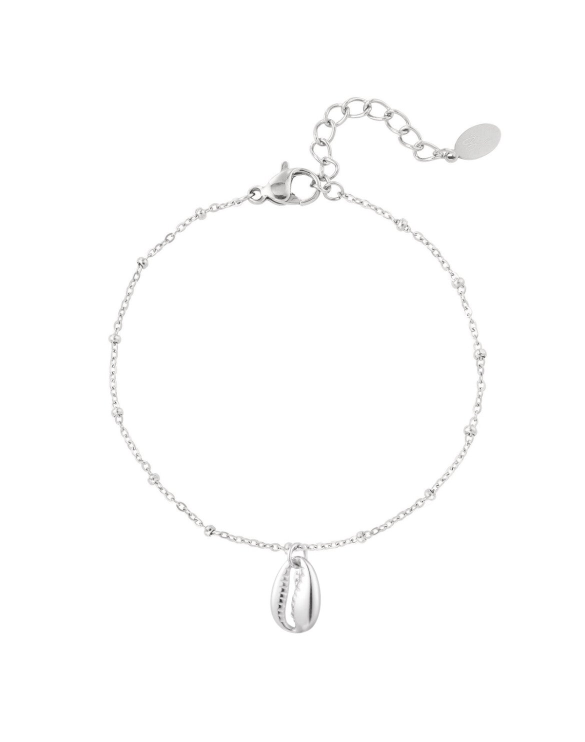 Armband ✰ schelp zilver