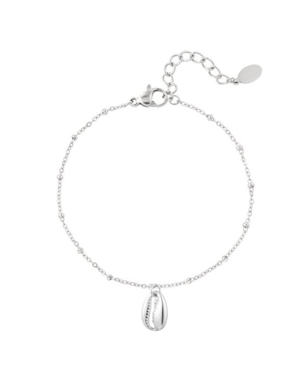 Armband ✰ schelp zilver