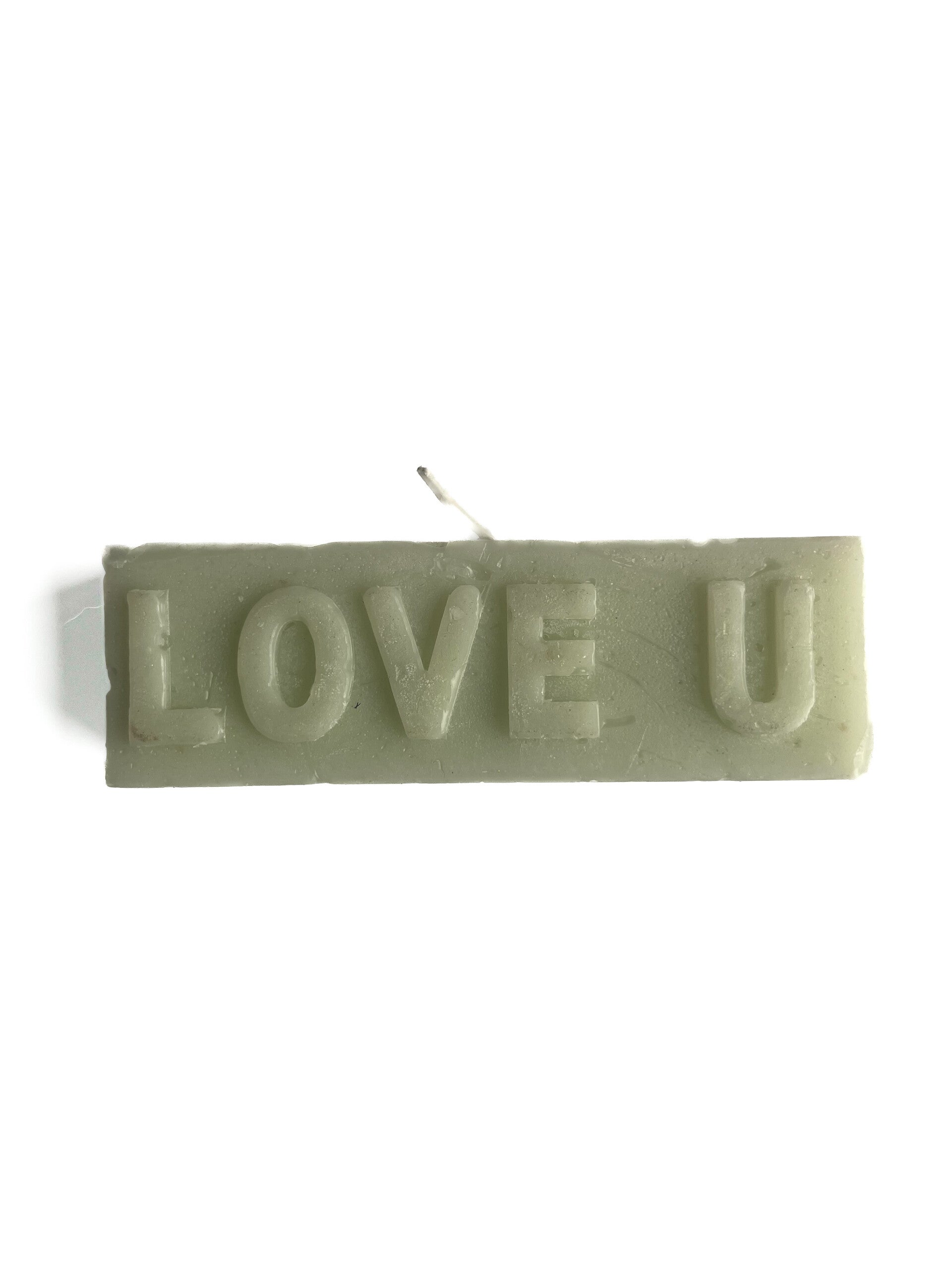 Kaars ✰ Love u groen