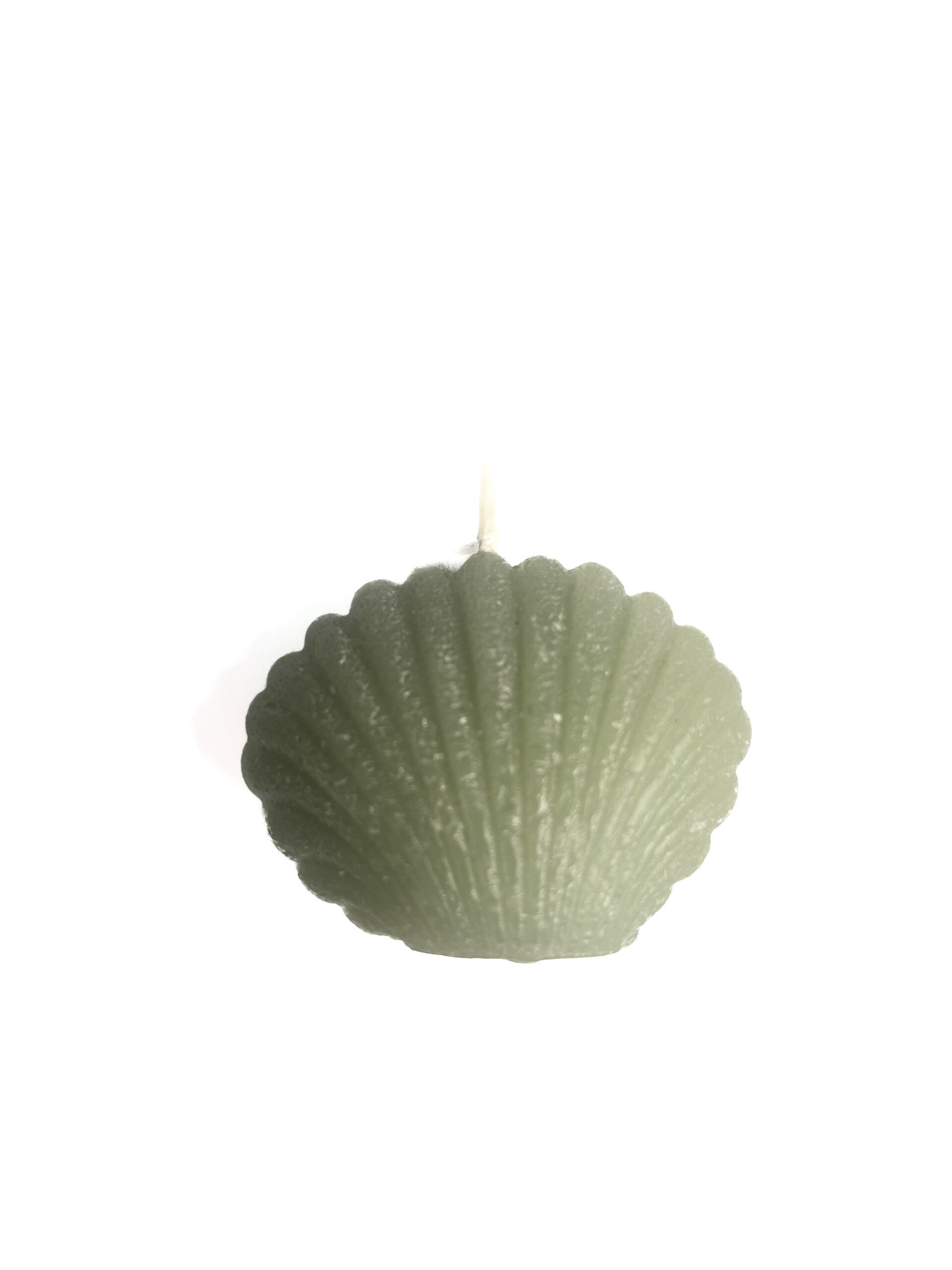 Kaars ✰ Schelp groen