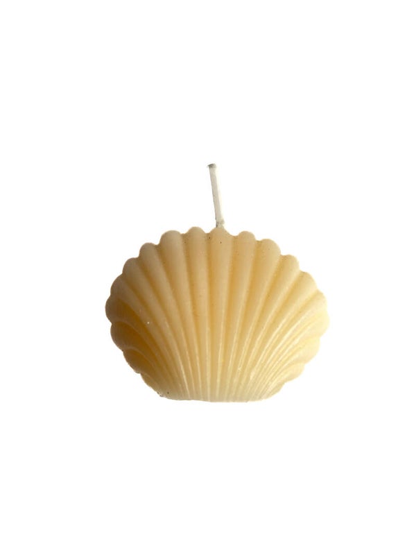 Kaars ✰ Schelp geel