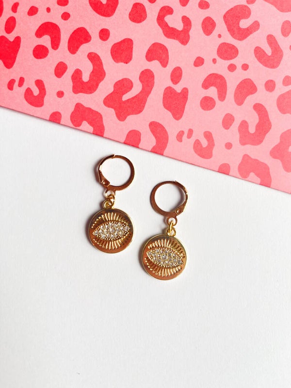 Oorbellen ✰ Eye goud