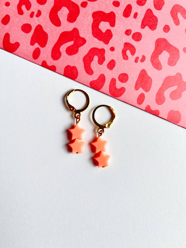 Oorbellen ✰ Koningsdag ster