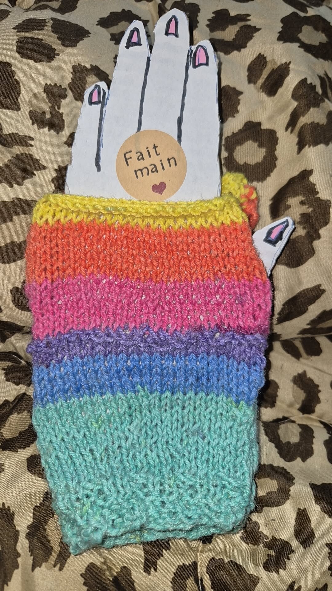 Mitaines arc en ciel