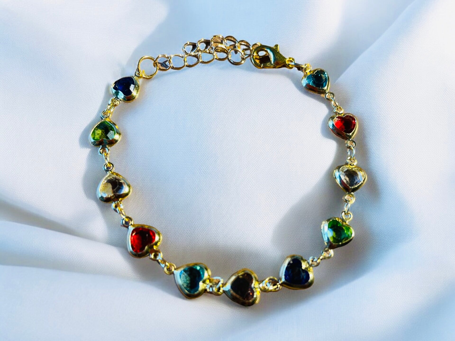 Harten armband met oorbellen