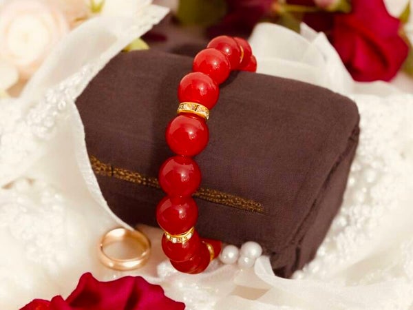 Elegante Damesarmband van Rode Agaat