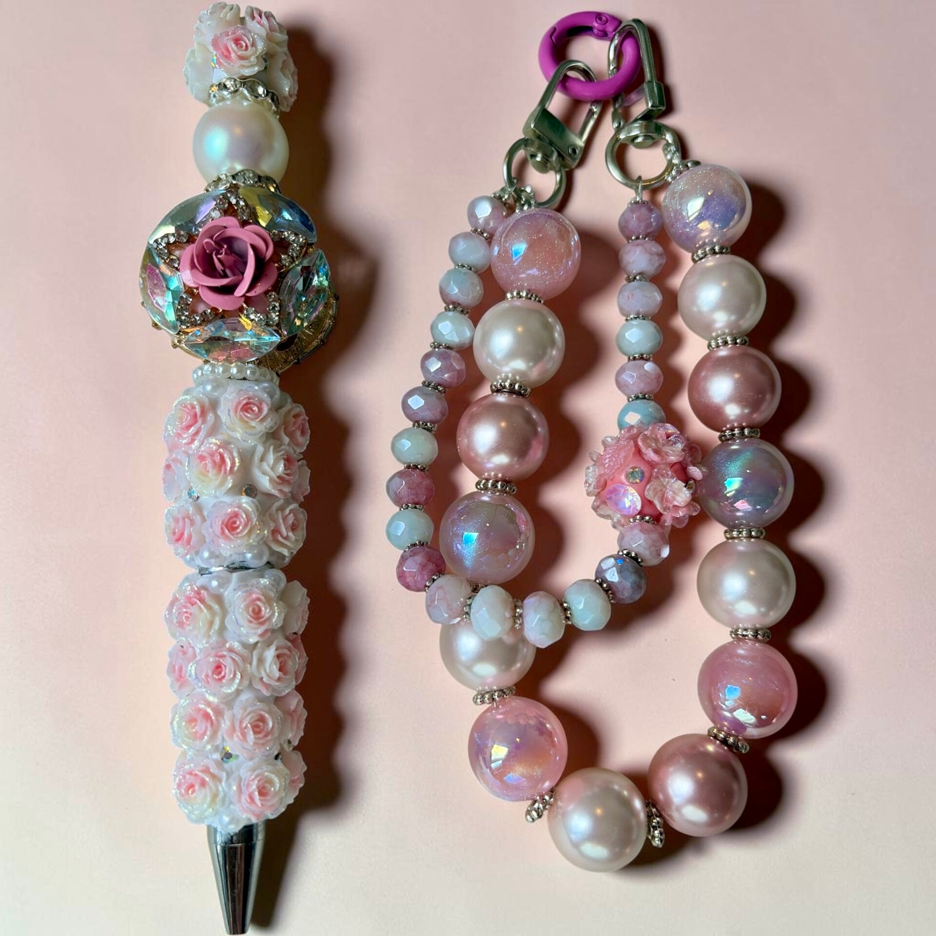 Pink Flower Gift Set