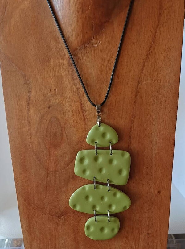 Ketting fimoklei groen