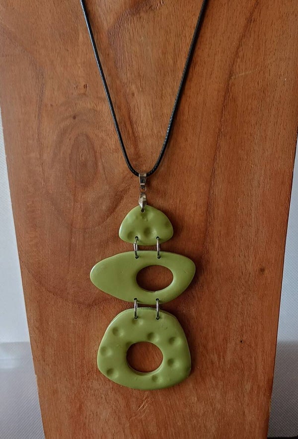 Ketting fimoklei groen