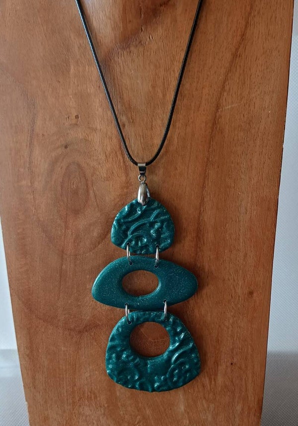 Ketting fimoklei groen