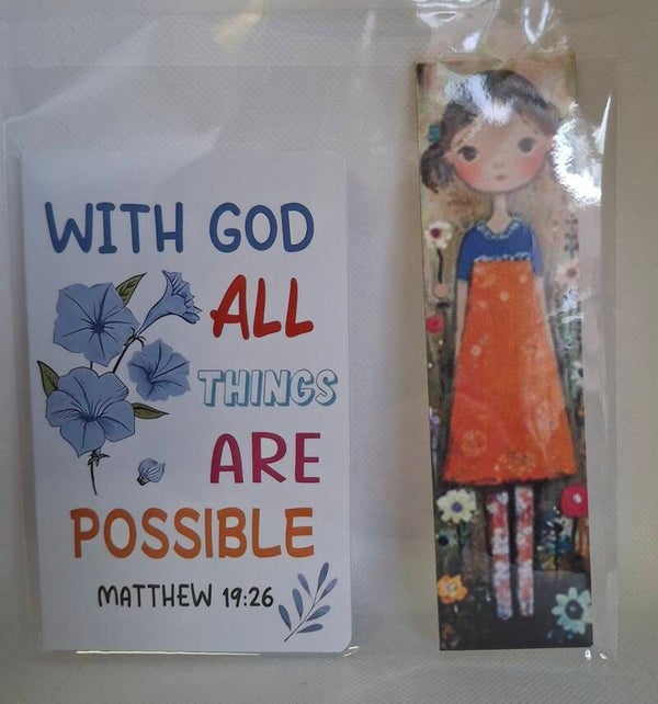 Notitieboekje met houten bladwijzer