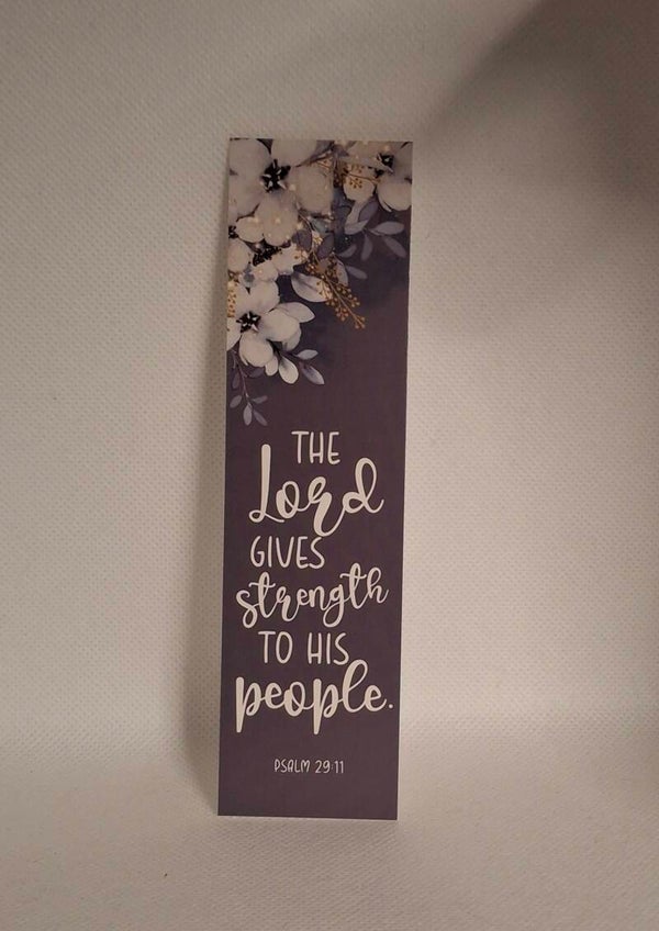 Boekenlegger met bijbeltekst