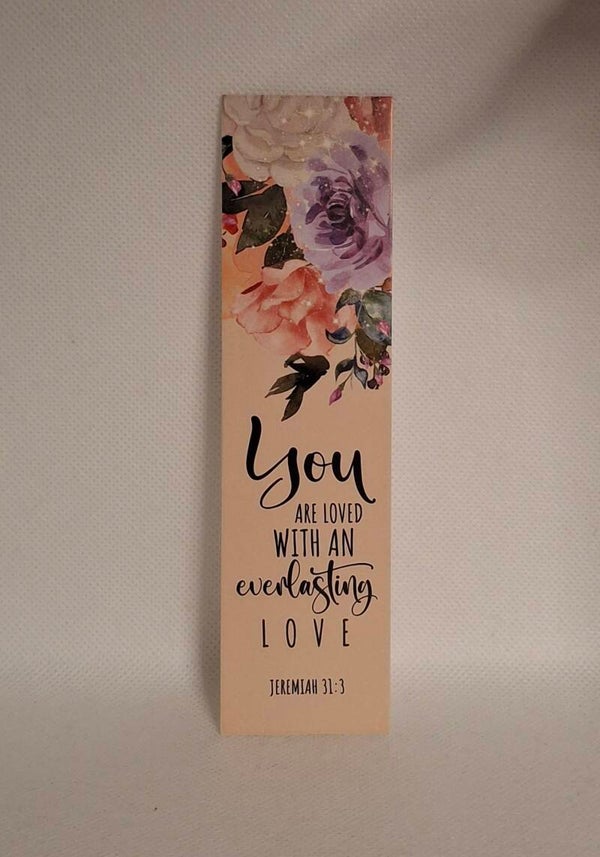 Boekenlegger met bijbeltekst